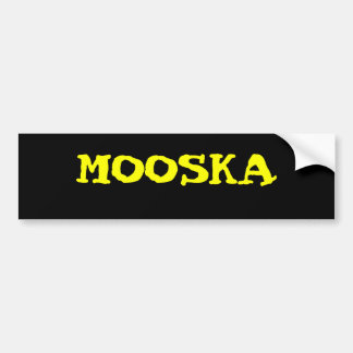 AUTOCOLLANT DE VOITURE MOOSKA