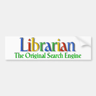 Autocollant De Voiture Moteur de recherche d'original de bibliothécaire