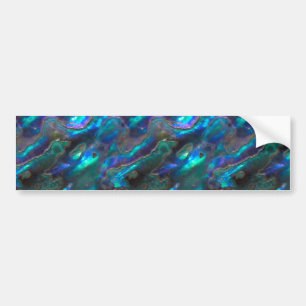 Autocollant De Voiture Motif bleu de photo de texture nacrée
