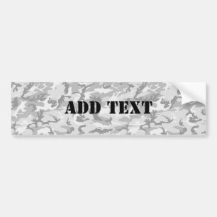 Autocollant De Voiture Motif Camouflage urbain - Noir & Gris