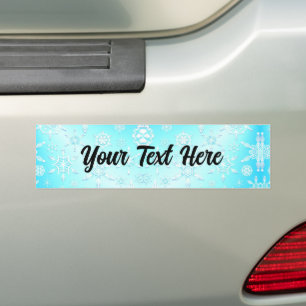 Autocollant De Voiture Motif Crystal Snowflakes