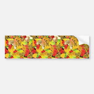 Autocollant De Voiture Motif d'automne aquarelle