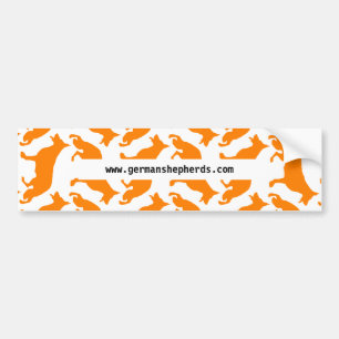 Autocollant De Voiture Motif de chien berger allemand