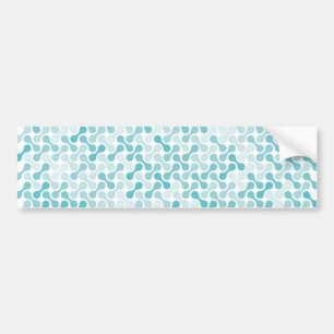 Autocollant De Voiture Motif de métaball bleu