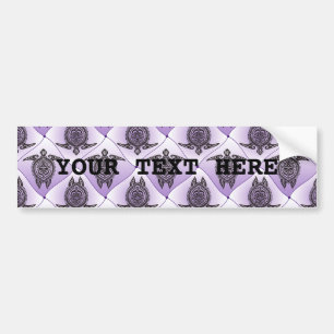 Autocollant De Voiture Motif de tortues de mer chamanique - violet