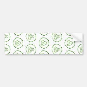 Autocollant De Voiture Motif de tranches de concombre