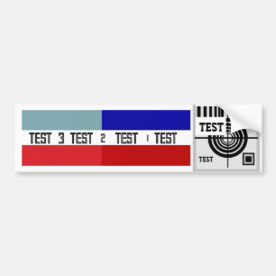Autocollant De Voiture Motif d'essai Wakey Wakey