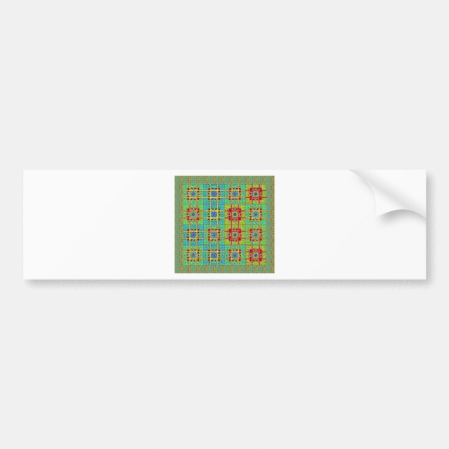 Autocollant De Voiture Motif ethnique maya.jpg (Devant)