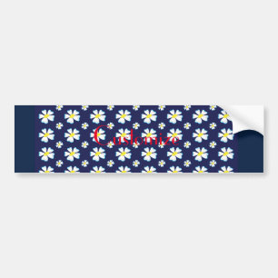 Autocollant De Voiture Motif Fleur Blanche Thunder_Cove