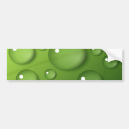 Autocollant De Voiture Motif Green Raindrop