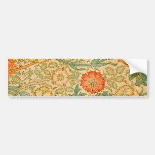 Autocollant De Voiture Motif rose et Rose (par William Morris)