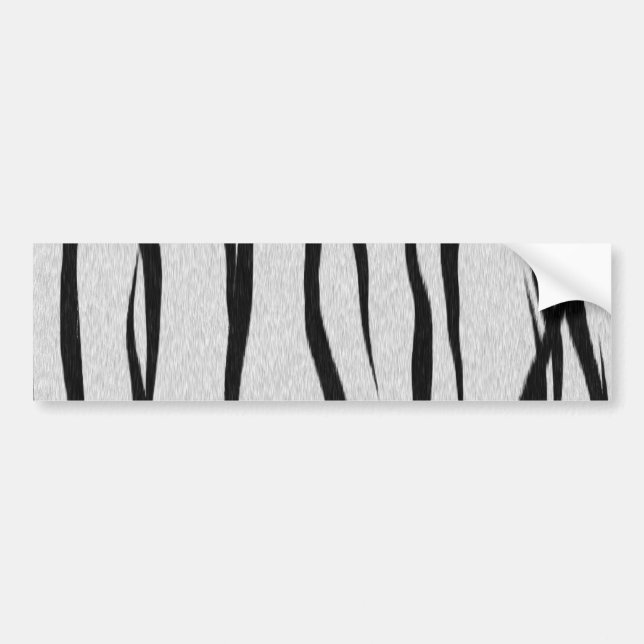 Autocollant De Voiture Motif Tiger Stripes (Devant)