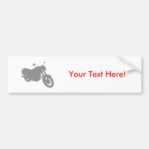 Autocollant De Voiture Moto : Profil d'ensemble :