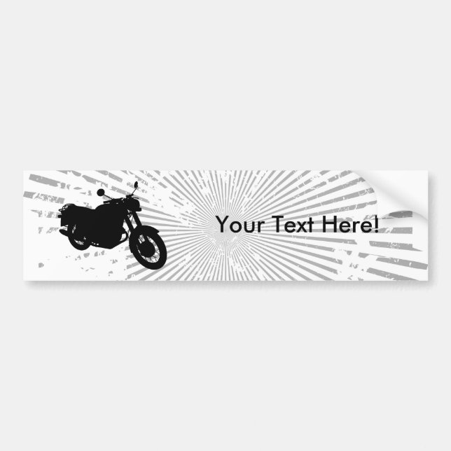 Autocollant De Voiture Moto : Profil d'ensemble : Adhésif pour pare-chocs (Devant)
