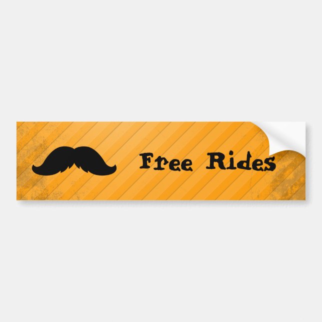 Autocollant De Voiture Moustache mexicaine (Devant)