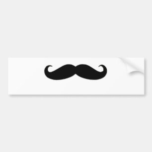 Autocollant De Voiture Moustache noire ou moustache noire pour des