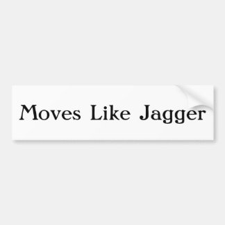 Autocollant De Voiture Mouvements comme jagger