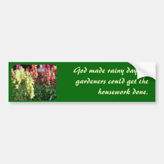 Autocollant De Voiture Mufliers de jardinage de l'adhésif pour pare-chocs