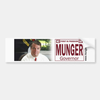 Autocollant De Voiture Munger pour le gouverneur d'OR