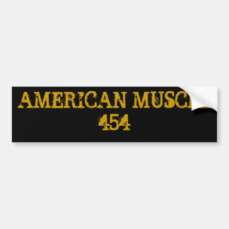 AUTOCOLLANT DE VOITURE MUSCLE AMÉRICAIN 454
