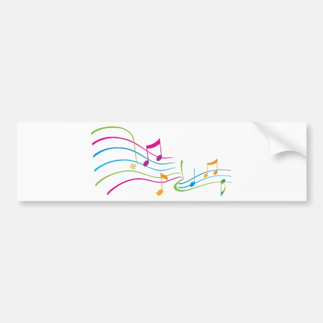 Autocollant De Voiture Music art (Devant)