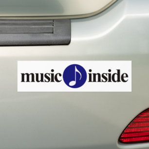 Autocollant De Voiture musique à l'intérieur