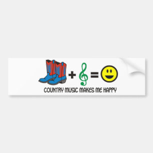 Autocollant De Voiture Musique country