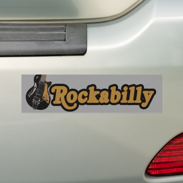 Autocollant De Voiture Musique Rockabilly (En voiture)