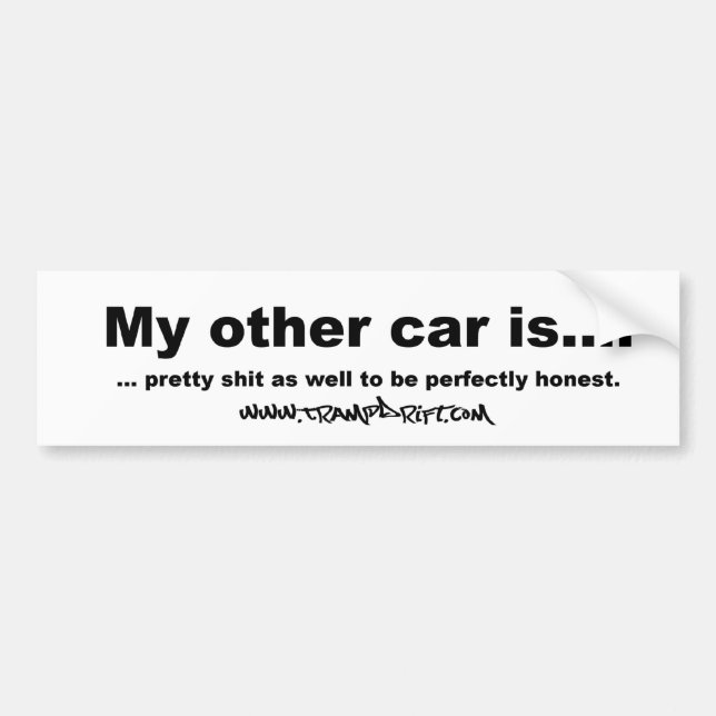Autocollant De Voiture my_other_car (Devant)