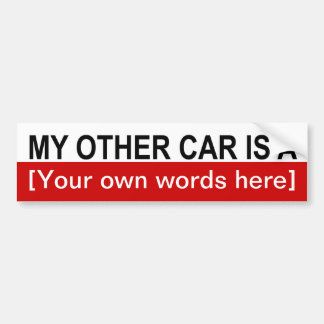 Autocollant De Voiture my-other-car-is-a-01