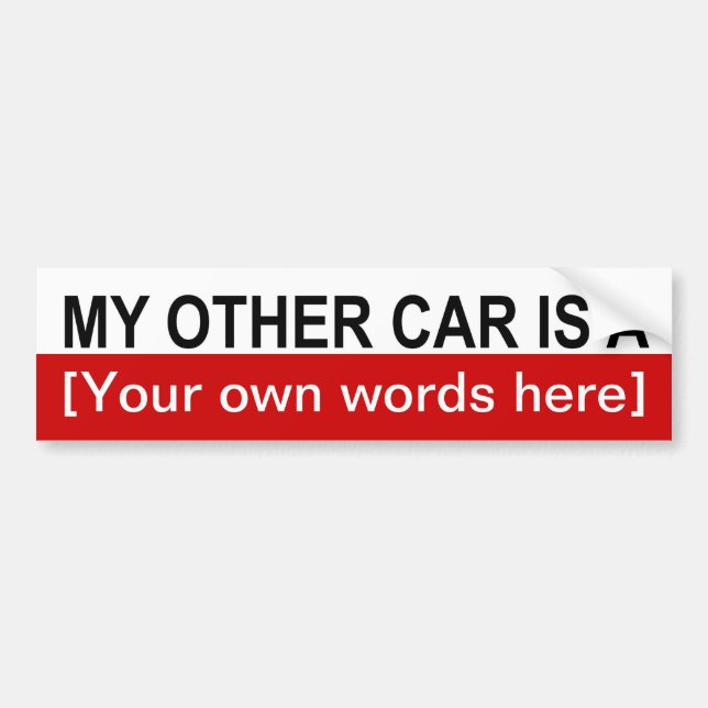 Autocollant De Voiture my-other-car-is-a-01 (Devant)