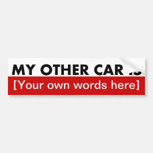 Autocollant De Voiture my-other-car-is-modèle-02