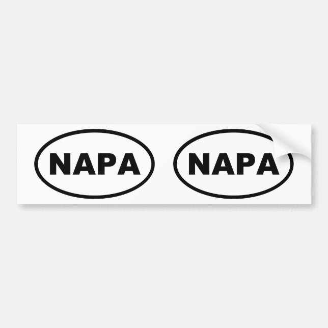 AUTOCOLLANT DE VOITURE NAPA (Devant)
