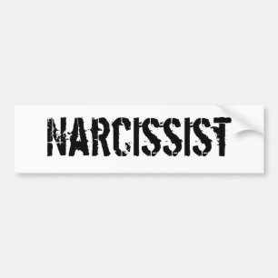 Autocollant De Voiture Narcissist (la fierté dans vous-même a résumé 