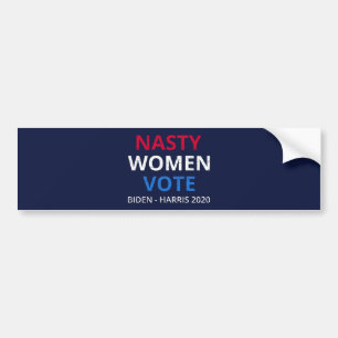 Autocollant De Voiture Nasty Women Vote I
