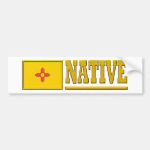 Autocollant De Voiture Natif du Nouveau Mexique