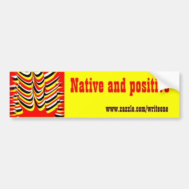 Autocollant De Voiture natif et positif (Devant)