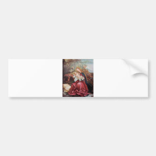 AUTOCOLLANT DE VOITURE NATIVITÉ AVEC ANGELS - MAGIE DE NOËL