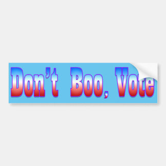 AUTOCOLLANT DE VOITURE NE HUEZ PAS, VOTER
