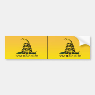 Autocollant De Voiture Ne me touchez pas, Drapeau Jaune Gadsden Ensign