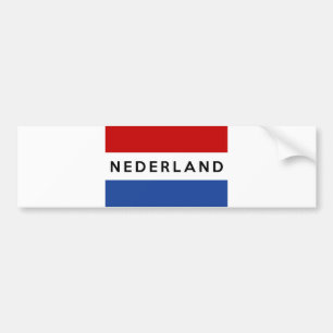 Autocollant De Voiture Néerlandais néerlandais de nom des textes de