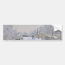 Neige à Argenteuil (par Claude Monet)