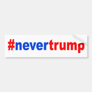 Autocollant De Voiture "#nevertrump "