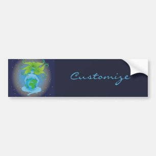 Autocollant De Voiture New Age Gaia Goddess Thunder_Cove