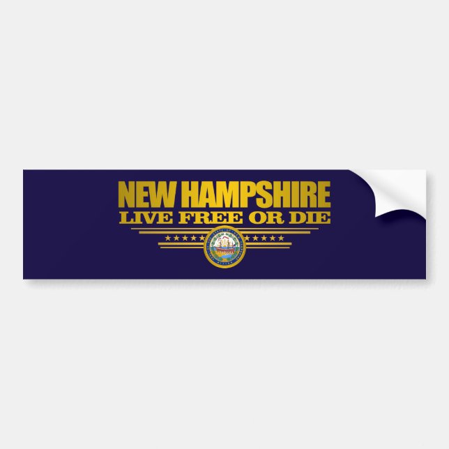 Autocollant De Voiture New Hampshire (SP) (Devant)