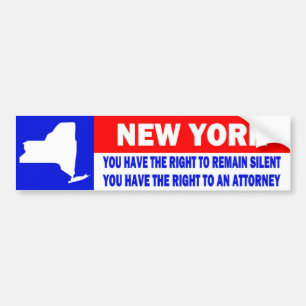 AUTOCOLLANT DE VOITURE NEW YORK