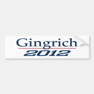 Autocollant De Voiture Newt Gingrich 2012 (v100)