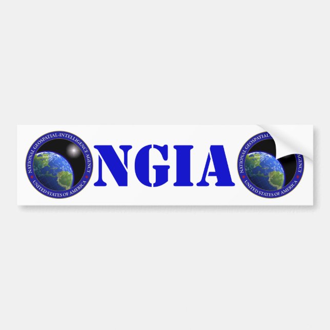 AUTOCOLLANT DE VOITURE NGA (Devant)