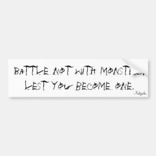 Autocollant De Voiture Nietzsche