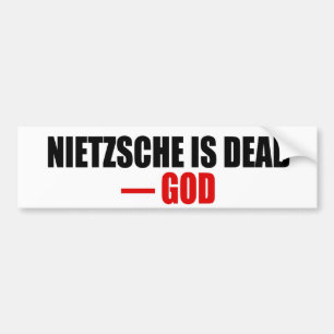 Autocollant De Voiture Nietzsche est mort